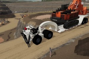 Мод «Liebherr T284 + Megatrailer (short version)» для Farming Simulator 2019 2
