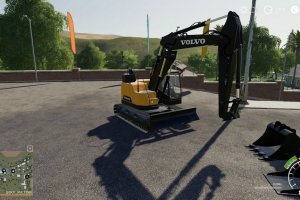 Мод «Volvo ECR145» для Farming Simulator 2019 3