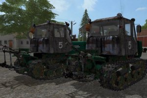 Мод трактор «ХТЗ Т-150 Гусеничный» для Farming Simulator 2017 3
