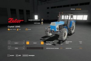 Мод «Zetor Crystal 12045» для Farming Simulator 2019 3