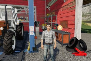 Мод «Agramark American-Style Garage Shed With Workshop» для Farming Simulator 2019 2