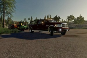 Мод «2008 RAM 3500 Mega cab Lawncare» для Farming Simulator 2019 3