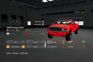 Мод «2003 Dodge RAM 3500» для Farming Simulator 2019 9