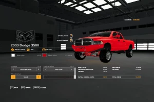 Мод «2003 Dodge RAM 3500» для Farming Simulator 2019 4