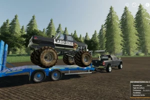 Мод «Monster Trucks Boiserie» для Farming Simulator 2019 2