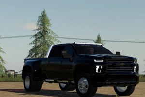 Мод «Knucklehead Motorsports 2020 Chevy Silverado 3500» для Farming Simulator 2019 3