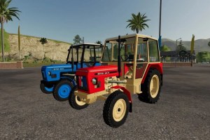 Мод «Zetor 6911 červený a modrý» для Farming Simulator 2019 2