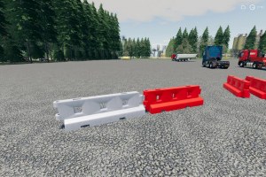 Мод «Plastic Road Barrier» для Farming Simulator 2019 2