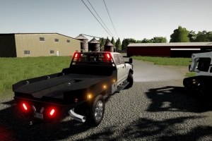 Мод «2011 Dodge Ram 3500 SRW Flatbed» для Farming Simulator 2019 4