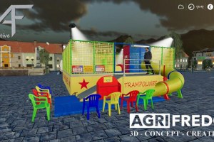 Мод «Trampoline Trailer» для Farming Simulator 2019 3