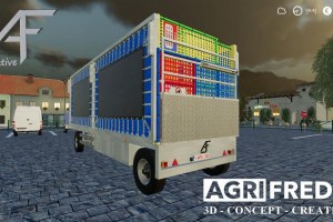 Мод «Trampoline Trailer» для Farming Simulator 2019 2